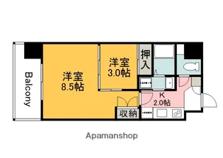 広島県広島市南区段原山崎2丁目【マンション】の間取り