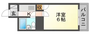 PONTE吉島【303号室号室】の間取り