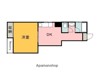 広島県広島市中区住吉町【マンション】の間取り