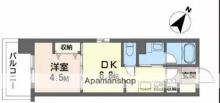 VELOCE V(旧 ヴィラシオン西荒神)【10階】の間取り