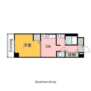 フェリシア西広島駅前【7階】の間取り