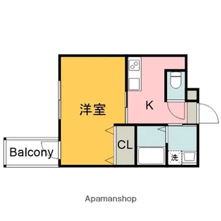 セレナーデ東雲本町【1階】の間取り