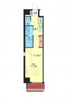 ルミエール府中町【4階】の間取り