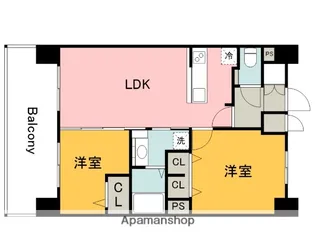 S−RESIDENCE宇品海岸【12階】の間取り