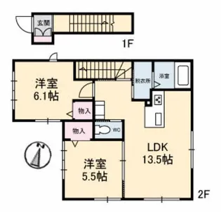 PRONUBE東雲【0201号室】の間取り