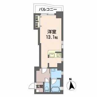 ウイング城南通り【11階】の間取り