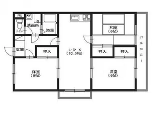 広島県広島市安佐南区緑井4丁目【マンション】の間取り