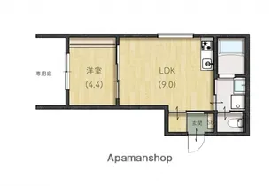 LIEN翠【1階】の間取り