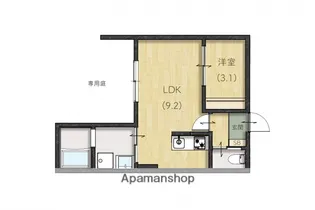 LIEN翠【1階】の間取り