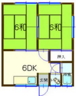 第二河村荘【203号室号室】の間取り