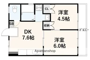 永原ビル【1階】の間取り