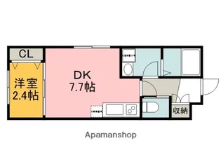 広島県広島市西区高須2丁目【アパート】の間取り