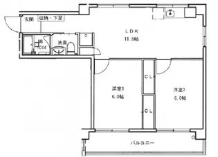 広島県広島市西区三滝本町1丁目【マンション】の間取り