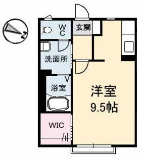 メゾン・スミダ【0201号室】の間取り