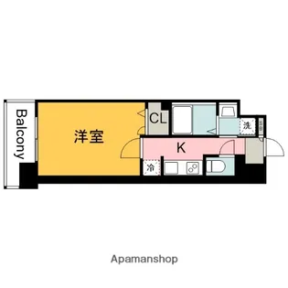 S−RESIDENCE国泰寺町一丁目【14階】の間取り