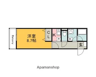 リフレスロイヤルシティー5【2階】の間取り