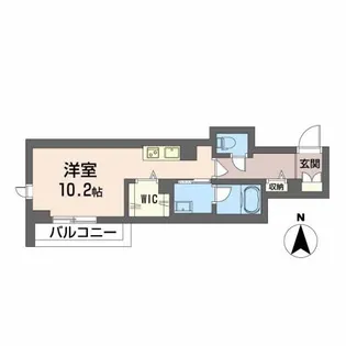 ペルル金屋町【4階】の間取り