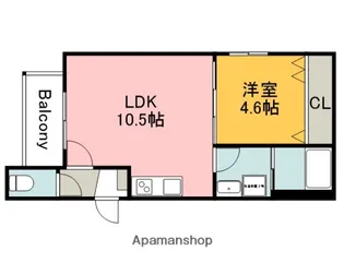 フォレスト青崎【2階】の間取り