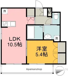 ヘーベルメゾン吉島西【3階】の間取り
