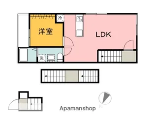 PABLO戸坂 B棟【3階】の間取り