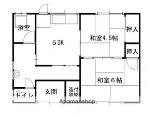広島県広島市安芸区船越5丁目【一戸建】の間取り