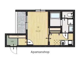 エクセル【3階】の間取り