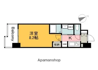 S−RESIDENCE城南通りABREAST【9階】の間取り