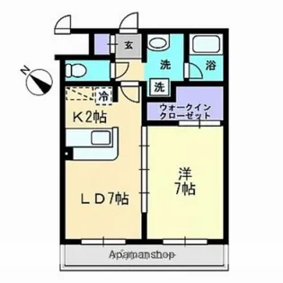 オリオリシティV【2階】の間取り