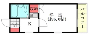 ワンスホームA棟【102号室号室】の間取り