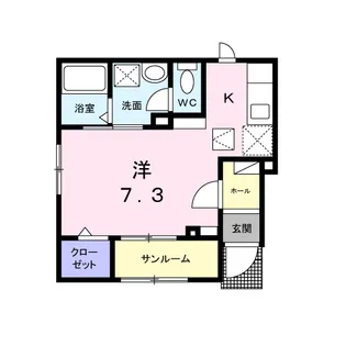 フェア レジデンス【1階】の間取り