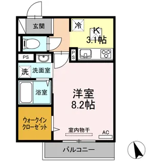ロワジール【1階】の間取り