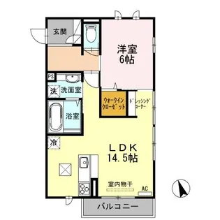 Cygnus【1階】の間取り