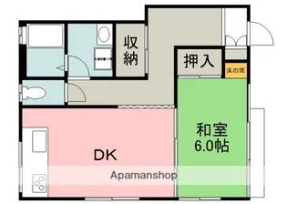 カーミーヒルズ【1階】の間取り