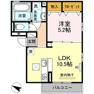 月西荘【1階】の間取り