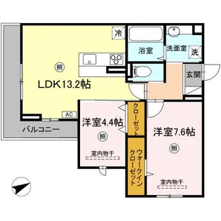 Premier矢賀【2階】の間取り