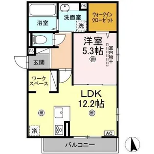 和留津【2階】の間取り