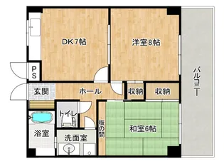 古江駅前ビル【602号室号室】の間取り