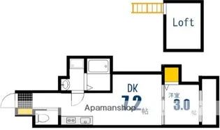 LA VITA天神川 DUE【3階】の間取り