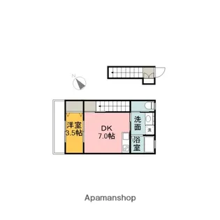 ロイヤルヴィラ緑井 B棟【2階】の間取り