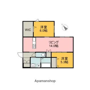 MAISON SUNAMO【1階】の間取り