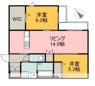 MAISON SUNAMO【2階】の間取り