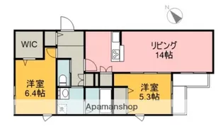 MAISON SUNAMO【2階】の間取り