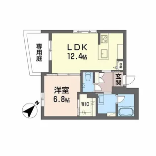 YANAGI TAKASU【1階】の間取り