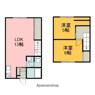 コーポ向陽【102号室】の間取り