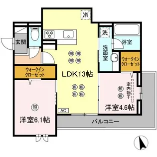 プラトーメゾン【3階】の間取り