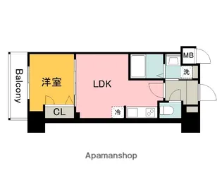 S−RESIDENCE鶴見町ALTANO【3階】の間取り