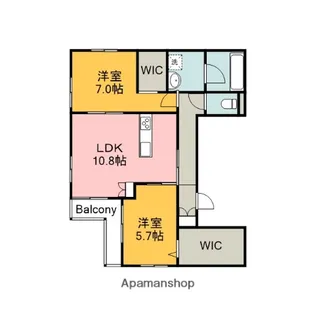ノワール東雲【2階】の間取り