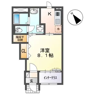 トワ マリー【1階】の間取り