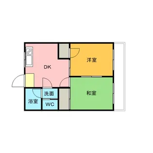 日吉マンション【201号室号室】の間取り