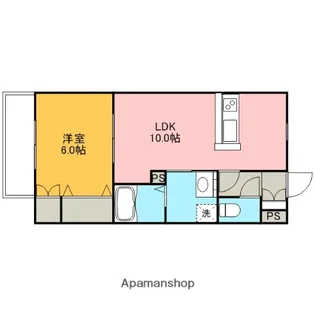 緑井コージーハウス【1階】の間取り